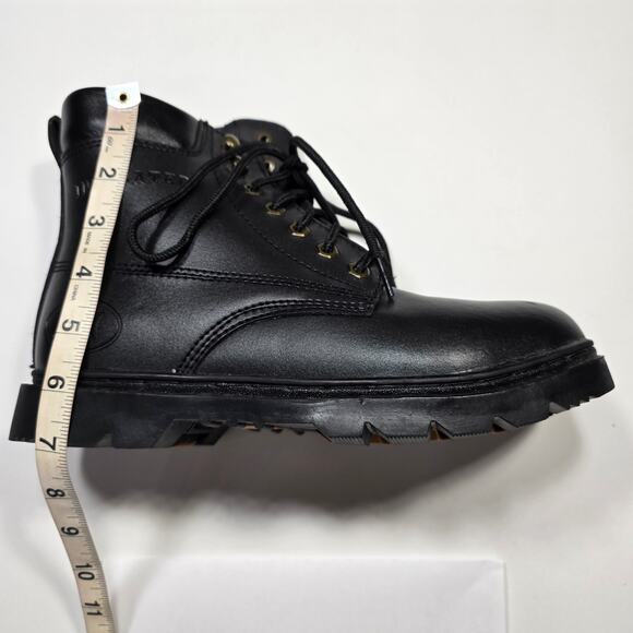 Himalayans Black Leather Boots Insulated Winter Combat Lace Rugged Mens Size 7.5 main image 7